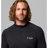 Men's Columbia Endless Trail 1/2 zip Black-Apparel-33-OFF